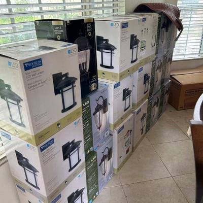 Outdoor led light fixtures new in box