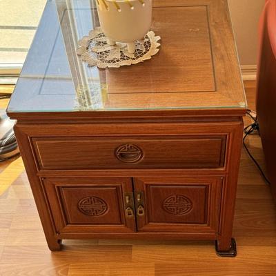 Asian Style End Table $60