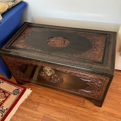 Asian Style Chest with Key $395