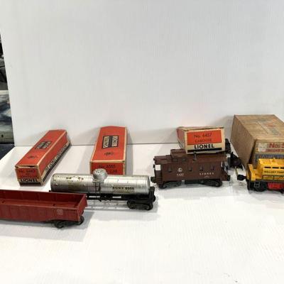 Four Vintage Lionel Trains Toy Train Cars