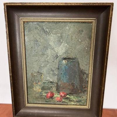 Original Vintage Still Life Signed McGlue