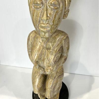 A. Gennarelli African Inspired Stone Woman Figural Sculpture