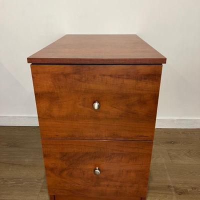 Cherry Look Laminate Filing Cabinet