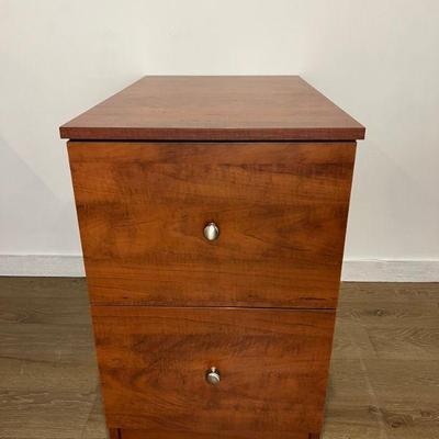 Cherry Look Laminate Filing Cabinet