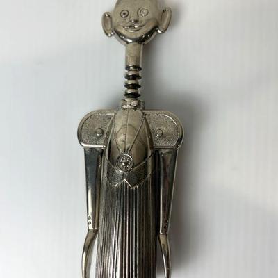 Aldo Columbo "Pierre The Sommelier" Silverplated Corkscrew