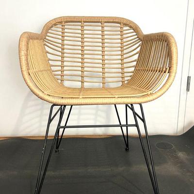 Modern Resin Rattan Chair