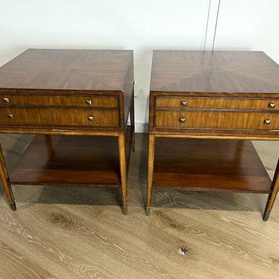 Pair Of Mitchell Gold & Bob Williams End Tables
