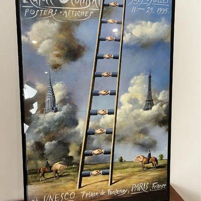 Rafal Olbinski Parisian Posters Exhibition 1995 Poster