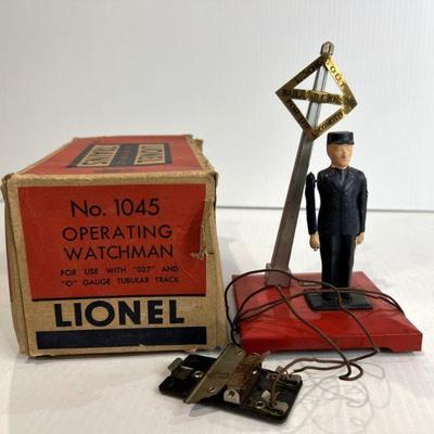 Lionel Trains No. 1045 Operating Watchman