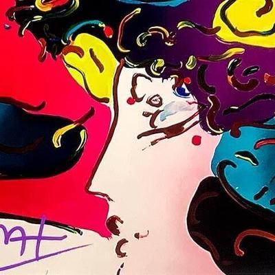 Peter Max litho with COA