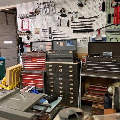 Contents Of Garage - Misc Tools, Antiques, Hardware and More 