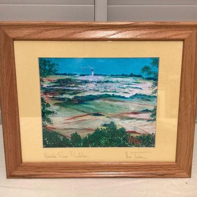 MSS195 Framed Giclee Picture Of Waialua Sugar Plantation 