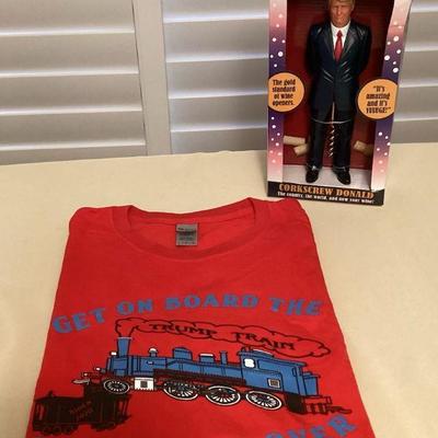MSS227 Novelty Donald Trump WOTUS Wine Opener & T-Shirt