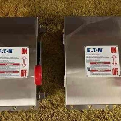 MSS208 Two Eaton Electrical Disconnect Heavy Duty Safety Switches New