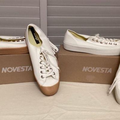 MSS051 Two Pairs Of Novesta Men's Shoes Size 10 New