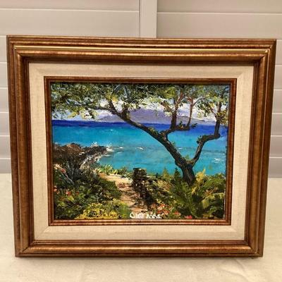MSS194 Framed Original Scenic Painting 