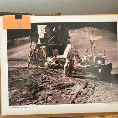 Vintage (new, in original packaging) NASA moon landing print sets. Multiple available.