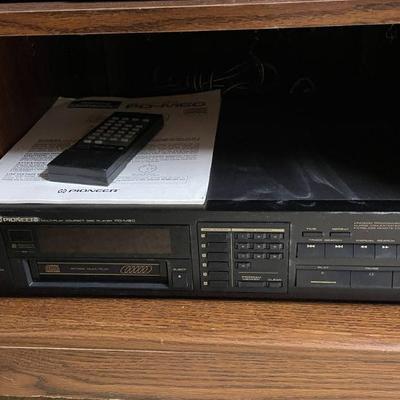 Pioneer PD-M60 CD player.