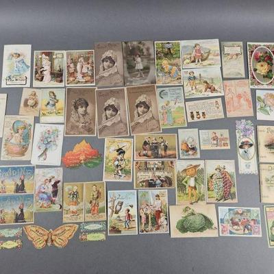 Lot 416 | Antique Victorian Trade Cards and More
