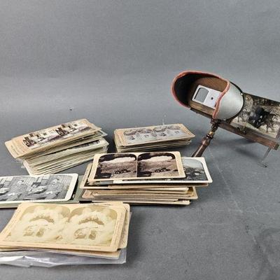 Lot 468 | Antique Stereoscope and Presidential Scope Cards