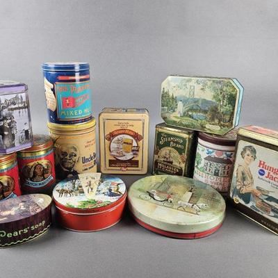 Lot 1052 | Vintage Tin Lot