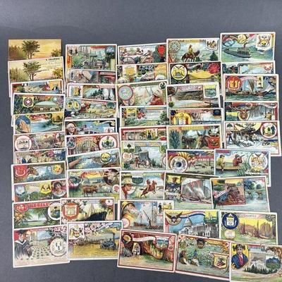 Lot 438 | Victorian Trade Cards-Complete 48 States
