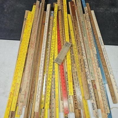 Lot 1407 | Vintage Yard Stick Lot