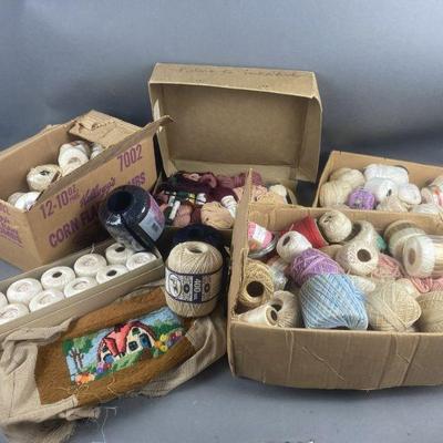 Lot 1352 | Large Lot Of Vintage Yarn