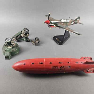 Lot 445 | Vintage P-40E Warhawk Model & More!