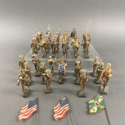 Lot 108 | Vintage German Elastolin Soldiers