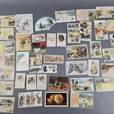 Lot 421 | Antique Victorian Trade Cards and More