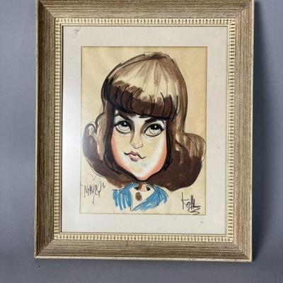 Lot 1092 | Mid Century Charcoal Caricature