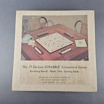 Lot 383 | Vintage No. 71 Deluxe Scrabble Set