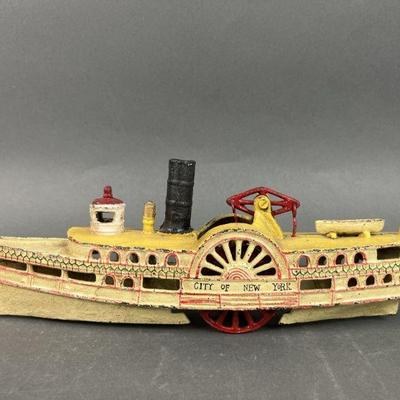 Lot 52 | Antique Wilkins Cast Iron Riverboat