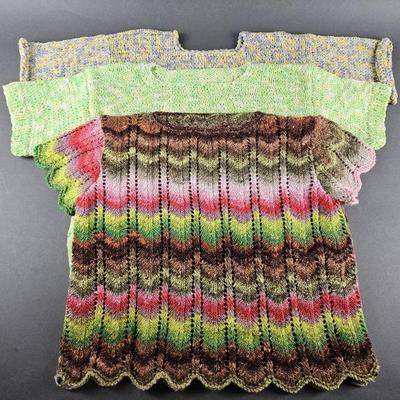 Lot 528 | 2 Vintage Hand Knitted Ladies Sweaters