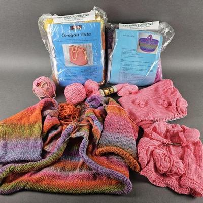 Lot 353 | Vintage Knitting Kits & Unfinished Knits