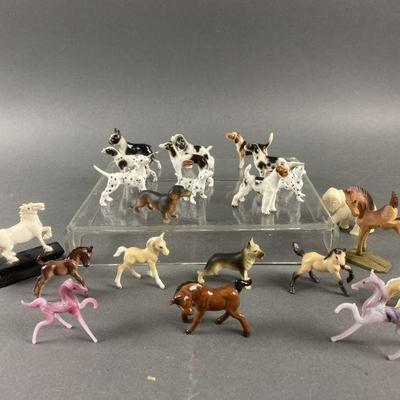 Lot 299 | Bone China Miniature Dogs & More