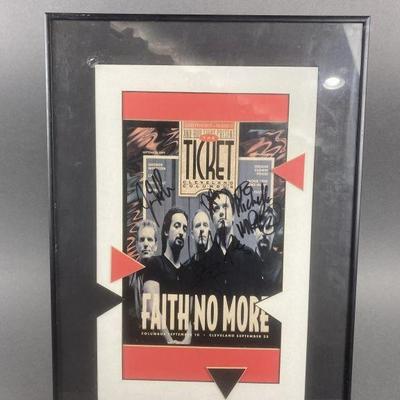 Lot 1007 | Signed Faith No More Poster