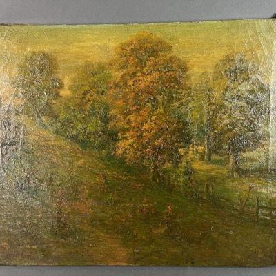 Lot 1385 | Antique Original Impressionist Oil Painting