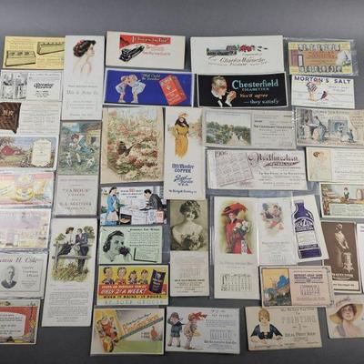 Lot 492 | Lot of Victorian Advertising Ink Blotters