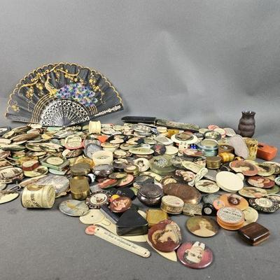 Lot 217 | Vintage/Antique Compact Mirrors and More
