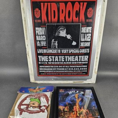 Lot 1097 | Vintage 1995 Kid Rock Poster & More!