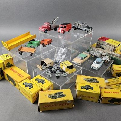 Lot 38 | Vintage Dinky Toys, Cars, Tires & Boxes Lot!