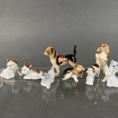 Lot 1342 | Vintage Miniature Ceramic Dogs