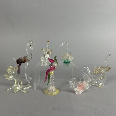 Lot 1056 | Blown Glass Animals