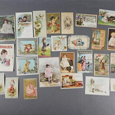 Lot 437 | Antique Victorian Trade Cards and More