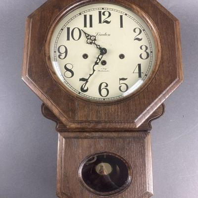 Lot 1174 | Linden West Minister Chime School Clock