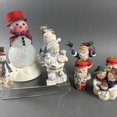 Lot 1150 | Vintage Christmas Snowman Light & More