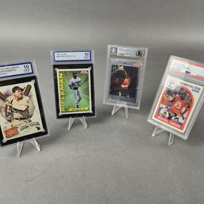 Lot 1245 | Graded Cards Lot! Babe Ruth, Jordan & More!