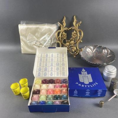 Lot 529 | Copper Bowl , Partylite & More